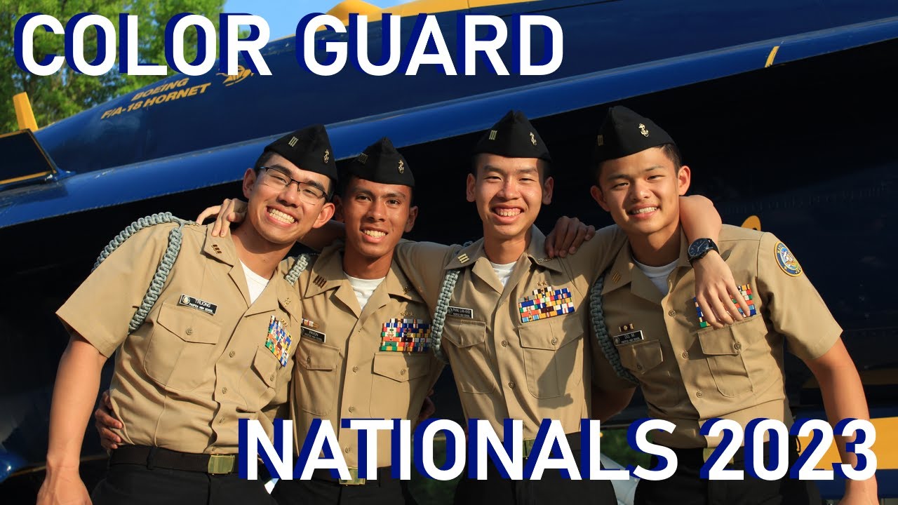 Pacifica Black Color Guard | Navy JROTC Nationals 2023