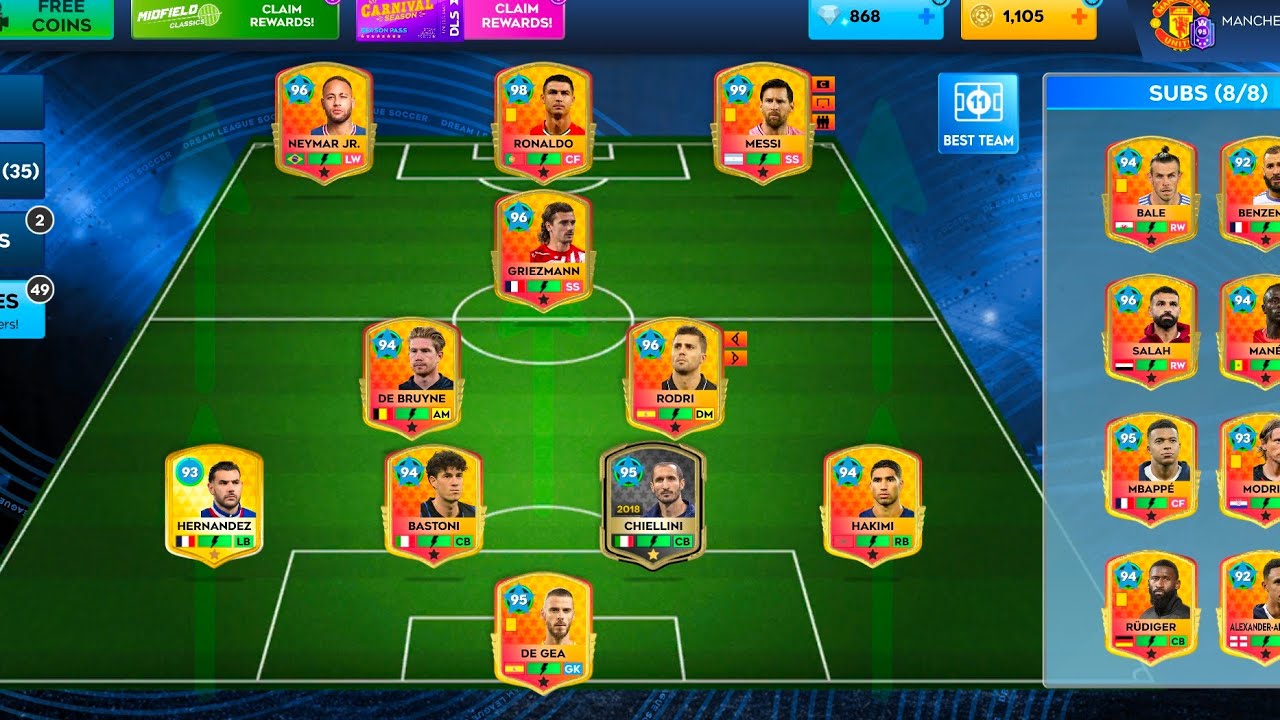 Dream Lige Soccer||MU