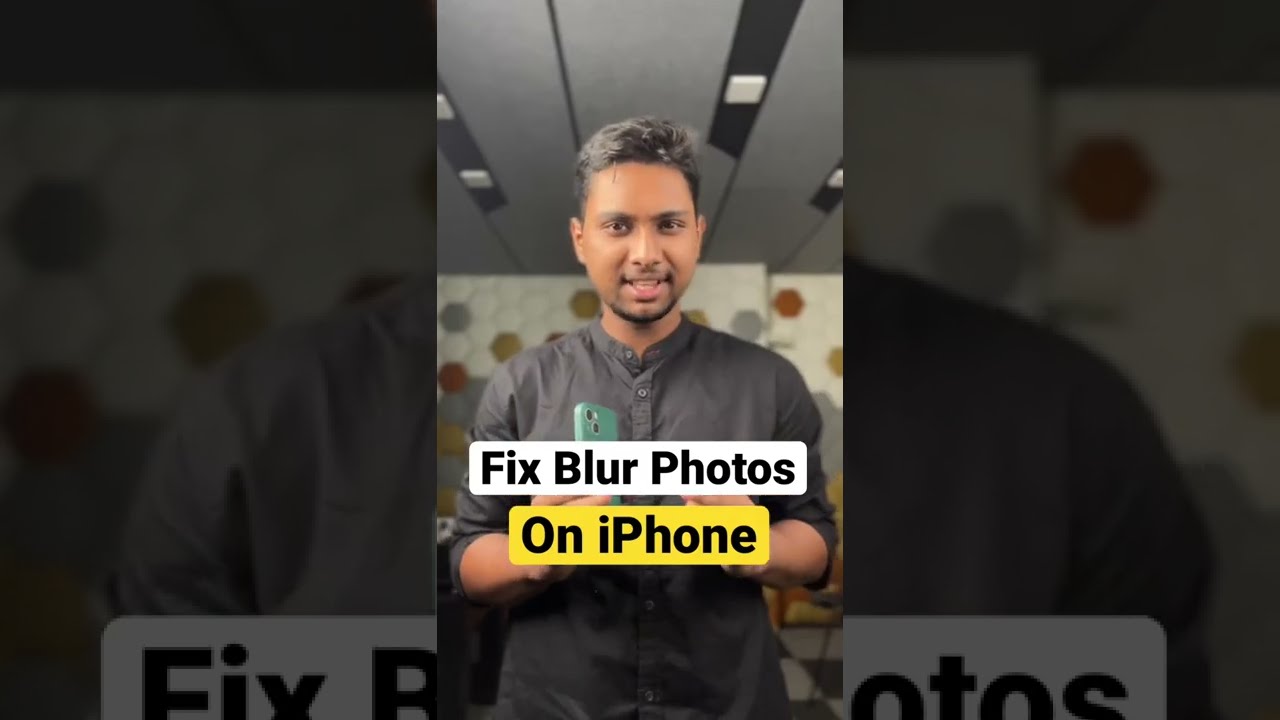 Fix Blur Photos on iPhone 🔥 #shorts | iGeeksBlog Hindi