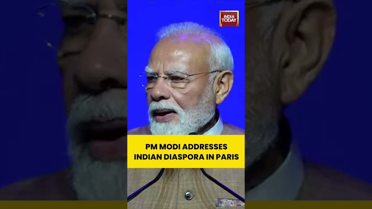 WATCH | PM Modi's Powerful Message to Indians in France Goes Viral #pmmodi #france #paris
