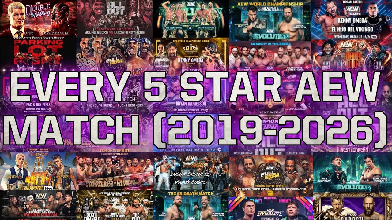 Every 5 Star AEW Match (2019-2026)