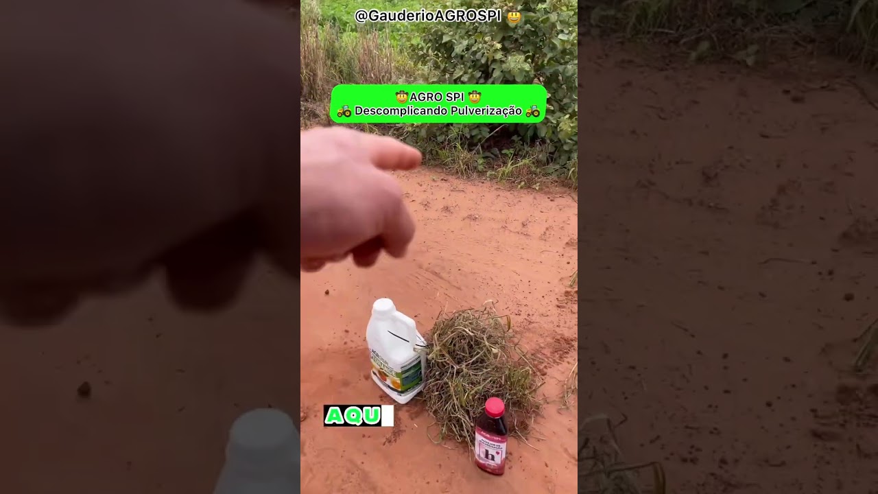 Óleo mineral pode ajudar a matar o amargoso ou outra planta Daninha
