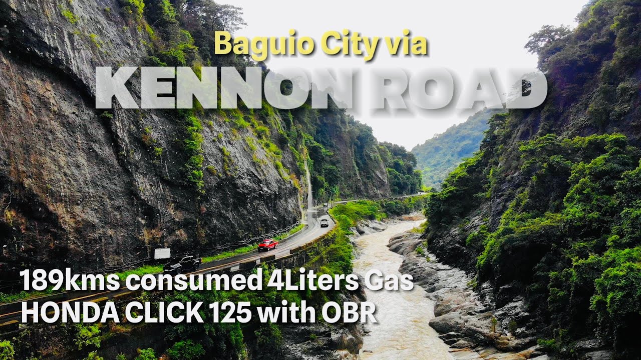 Nagmotor sa PINAKAMABILIS NA DAAN papuntang BAGUIO CITY | KENNON ROAD | HONDA CLICK 125 with OBR