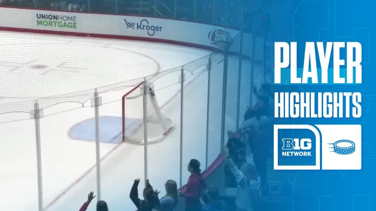 Riley Thompson Highlights vs. Lake Superior State | Ohio State Hockey | 11/02/2024