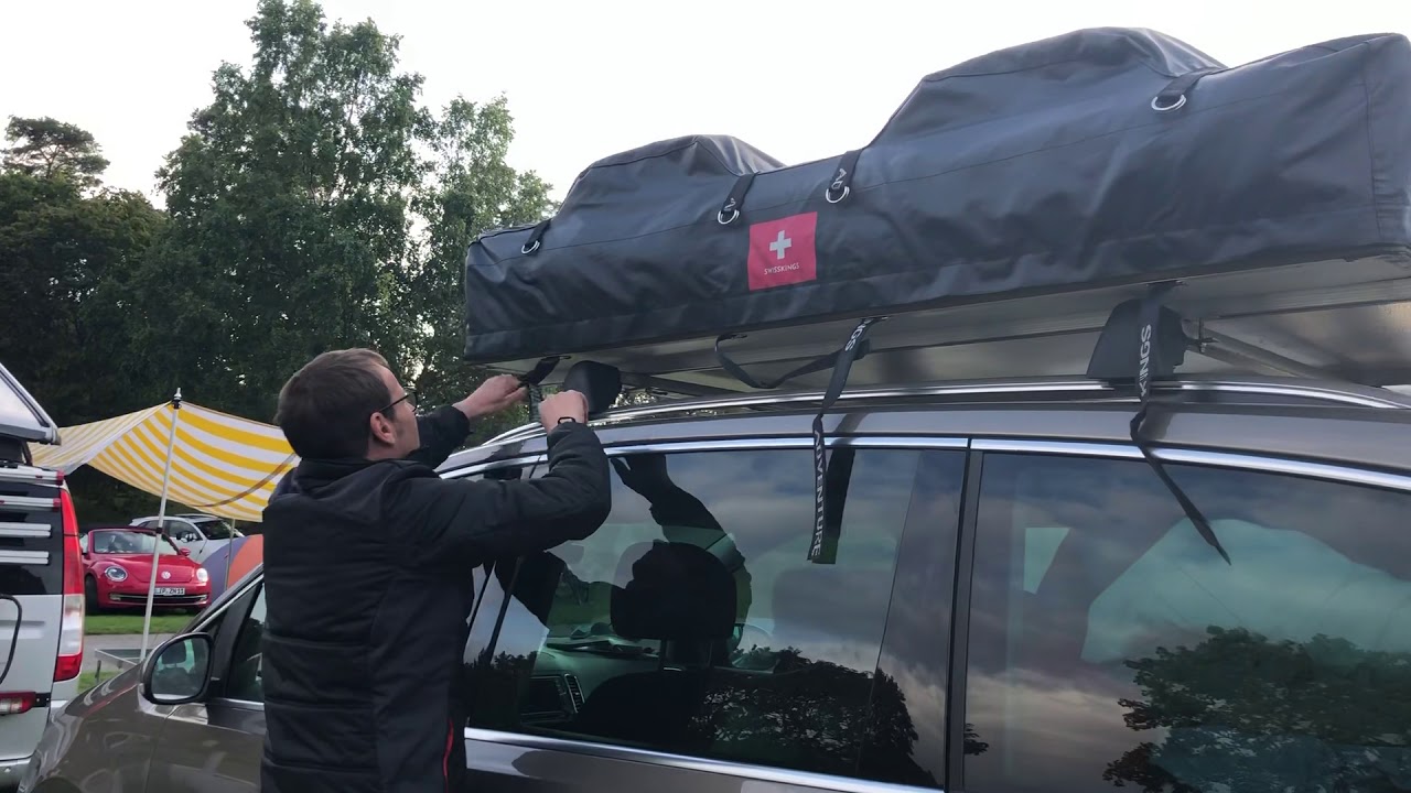 Montage tente de toit XXL 4personnes
