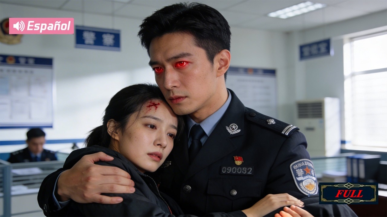 Se enamora del frío jefe policial; al verla herida, él rompe su fachada y la abraza.