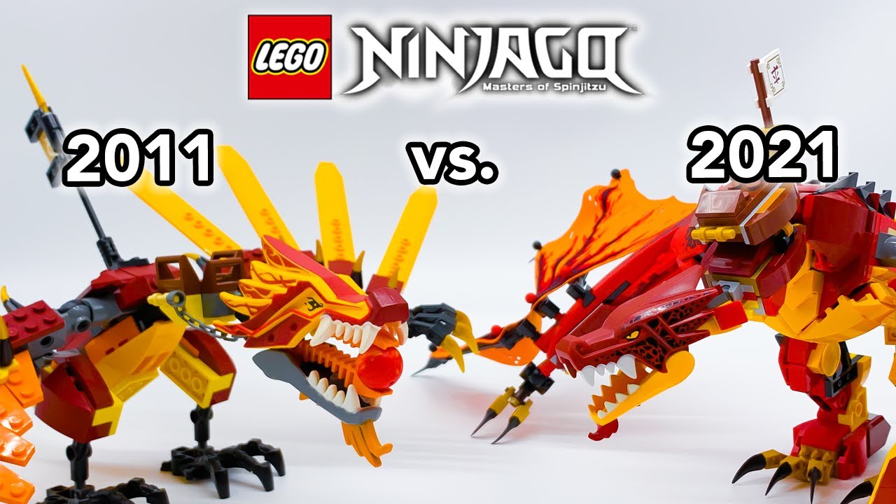Which LEGO Ninjago Kai's Fire Dragon is Best? - Legacy vs  Original Comparison! (Old vs. New)