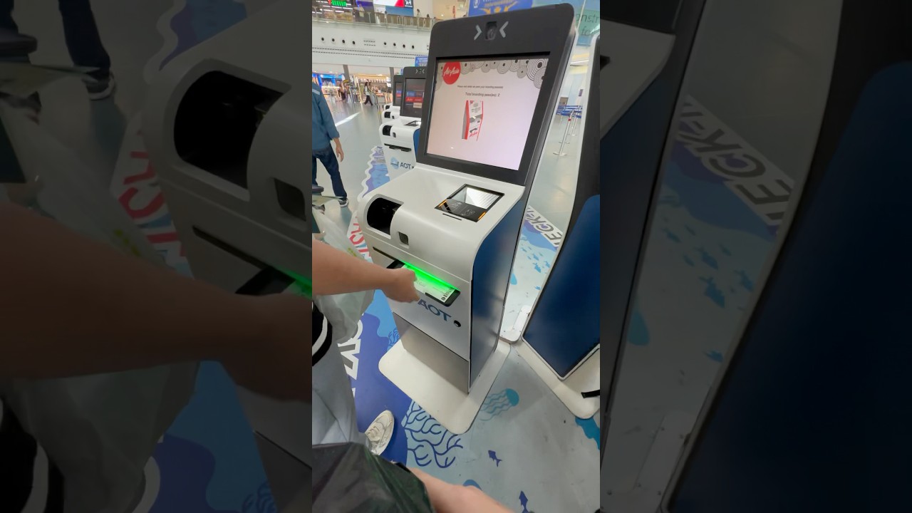 Air Asia self registration and print boarding pass #airasia #travel