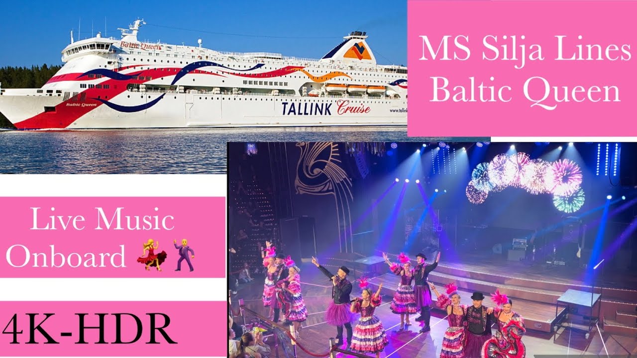 Baltic Queen Cruise Ship Tour 4K | Sweden 🇸🇪 To Estonia 🇪🇪-2022