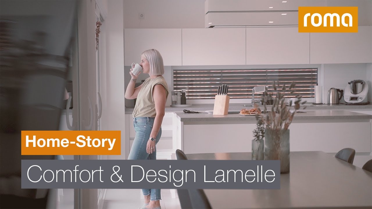 Sonnenschutz mit der Comfort & Design Lamelle CDL | Home-Story im verdrehten Haus