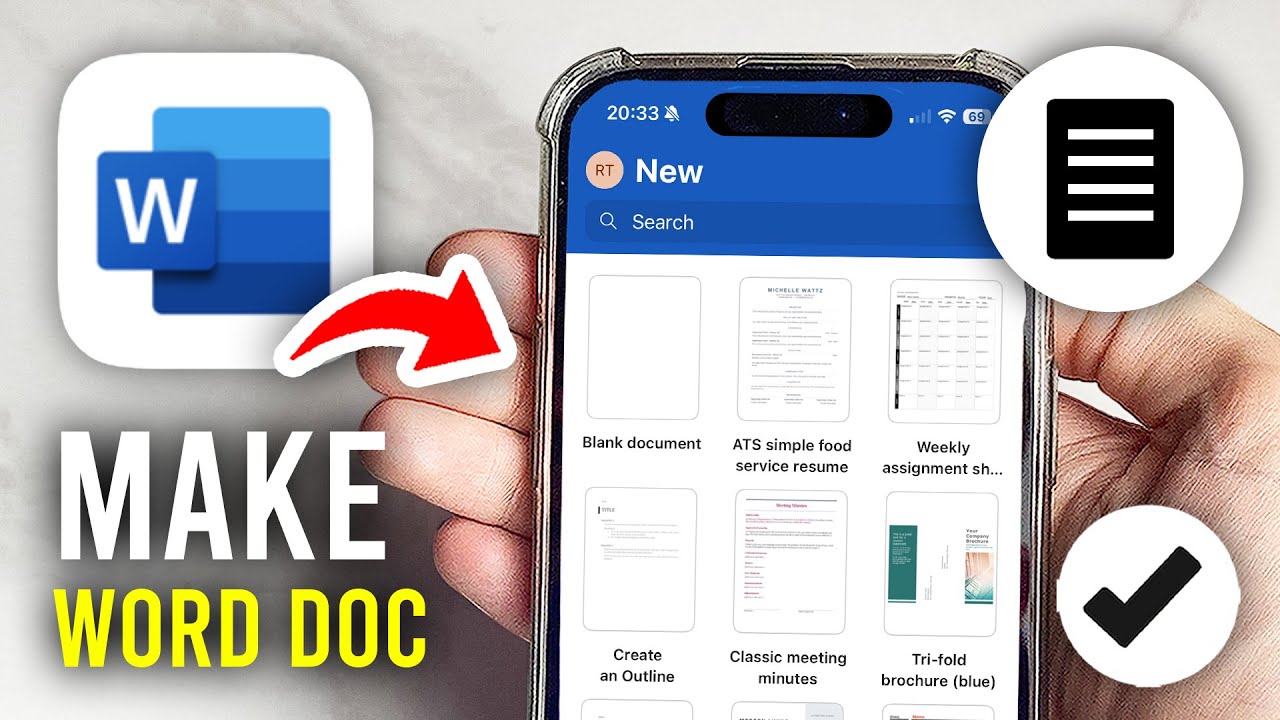 How To Make Word Document On Mobile Phone - Full Guide