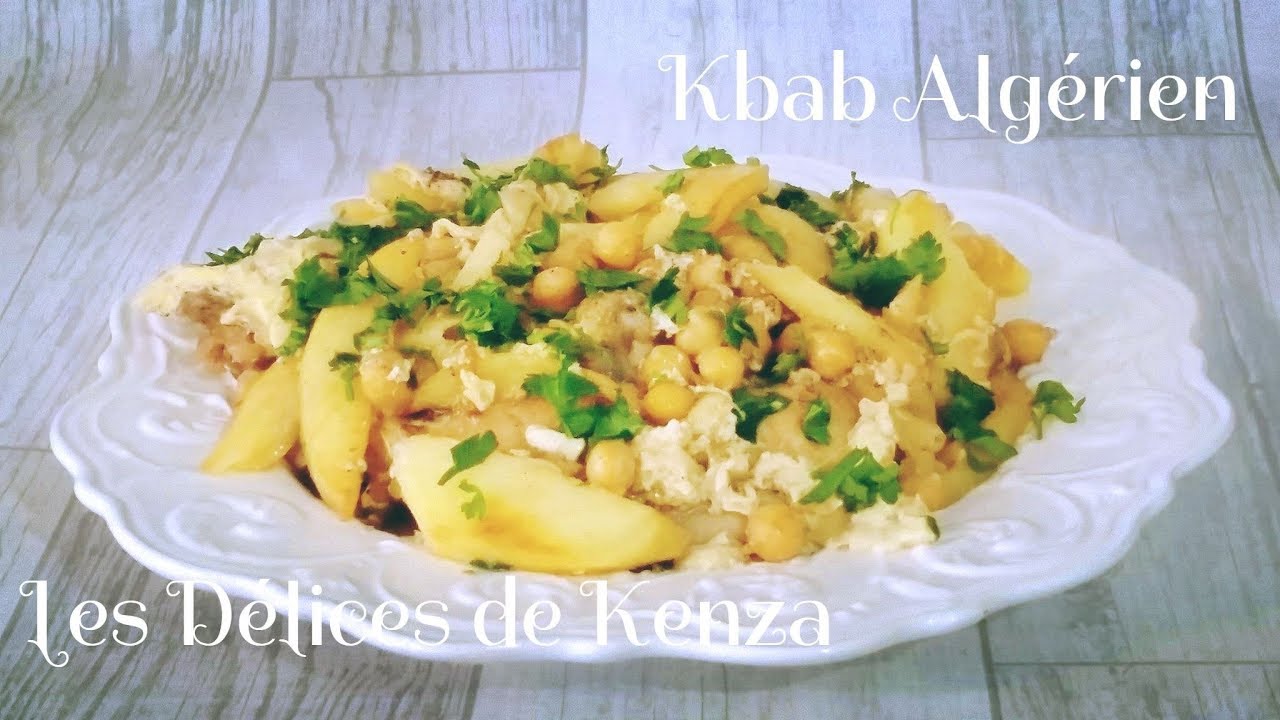La Recette en Francais du Kbab Algérien , Batata Kbab ou Kbab Algérois Recette Ramadan