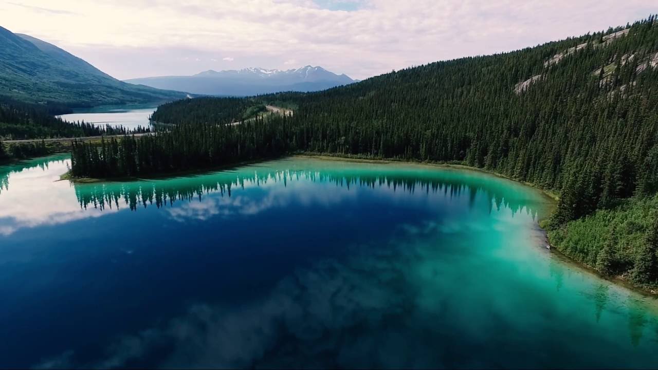 Emerald Lake Yukon Canada (Phantom Flight)