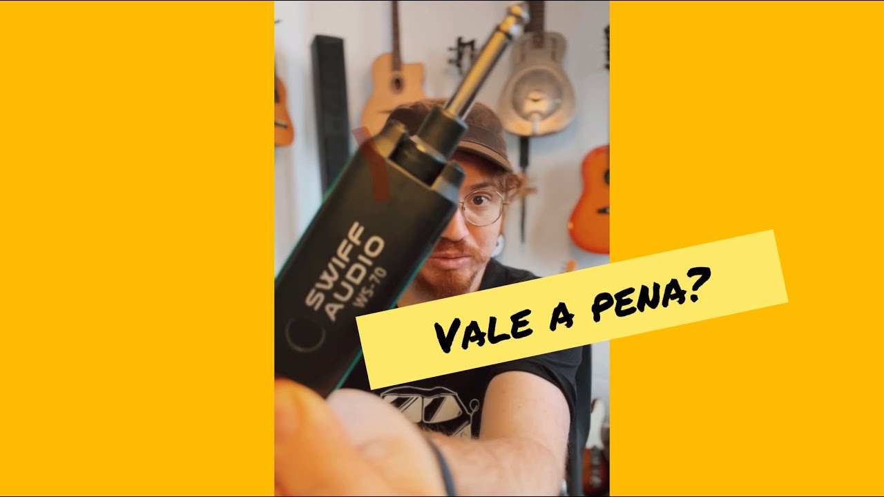Comparando transmissores da swiff audio WS70 com o cabo, vale a pena? 🧐