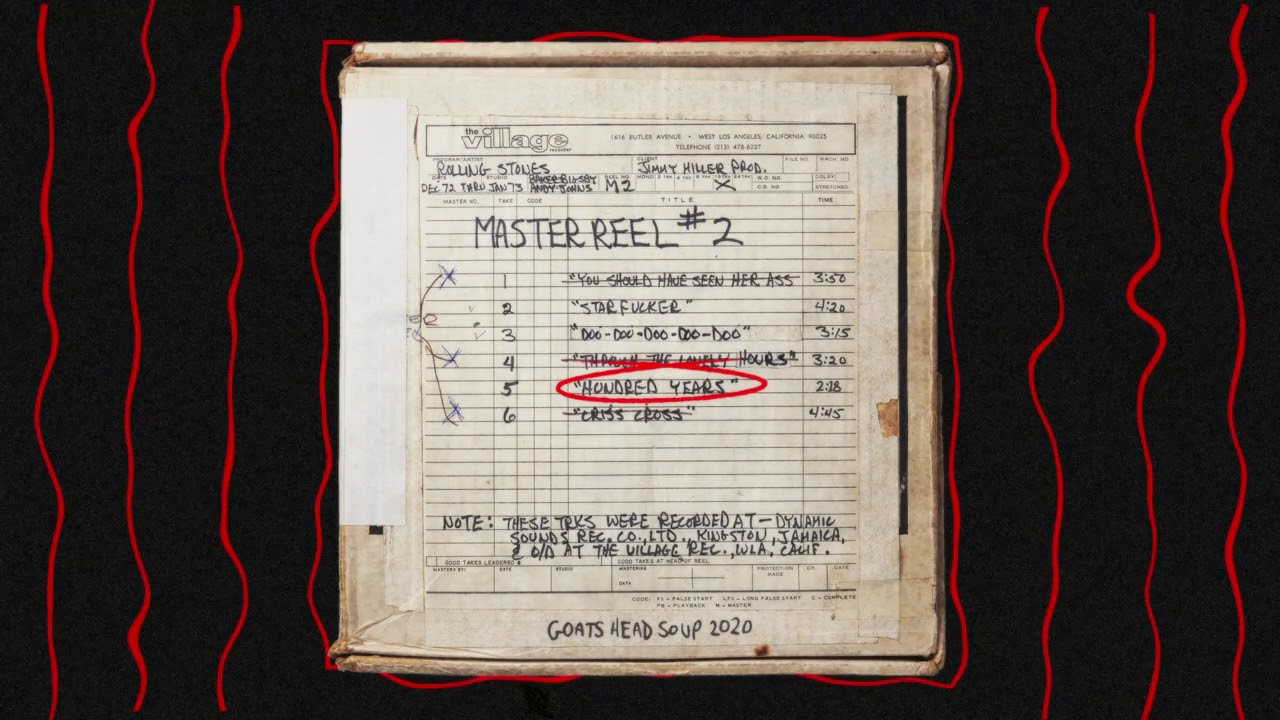 The Rolling Stones - 100 Years Ago (Goats Head Soup 2020) | Official Audio