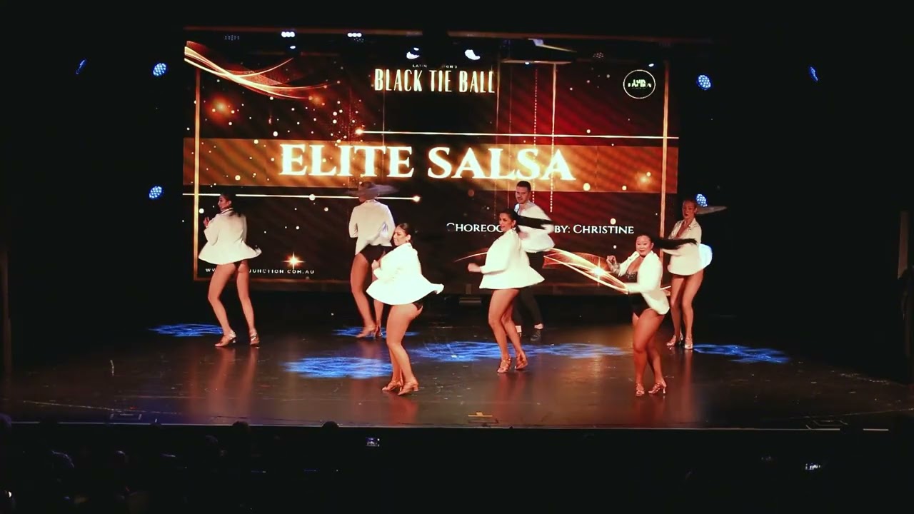 Elite Salsa Team Performance | Juniors Club Kingsford | Black Tie Ball 2025