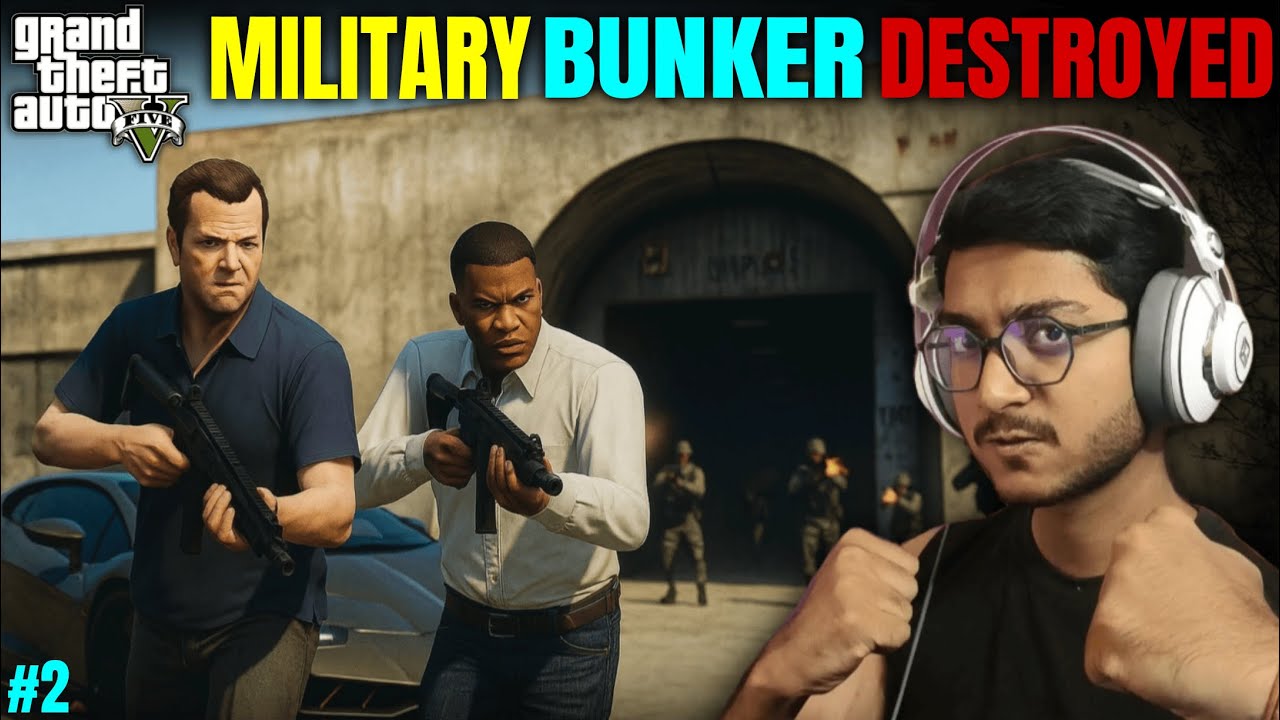UNDERGROUND MILITARY BUNKER DESTROYED | GTA 5 GAMEPLAY #2