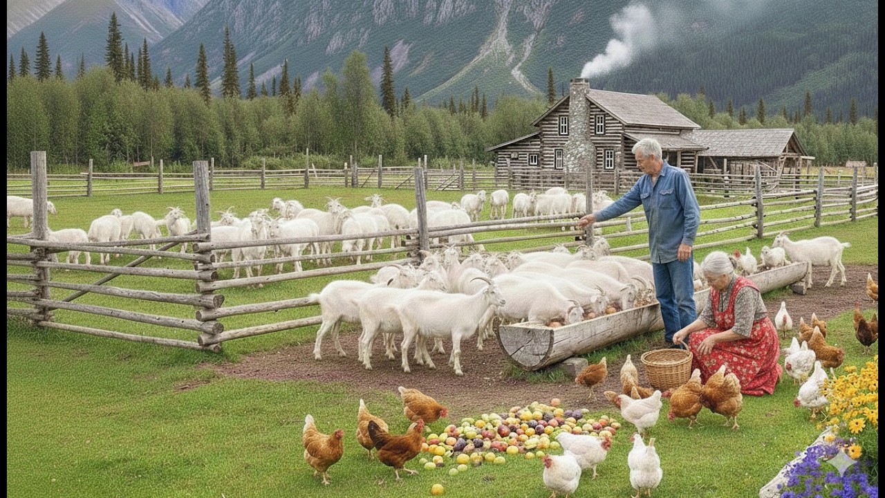 Simple life - The most beautiful village on earth, raising poultry, harvesting fruits and vegetables