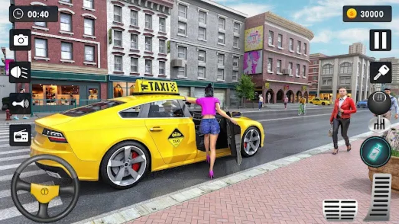 Extreme Europe Taxi Simulator Gameplay ( 29 )  | Real City Roads