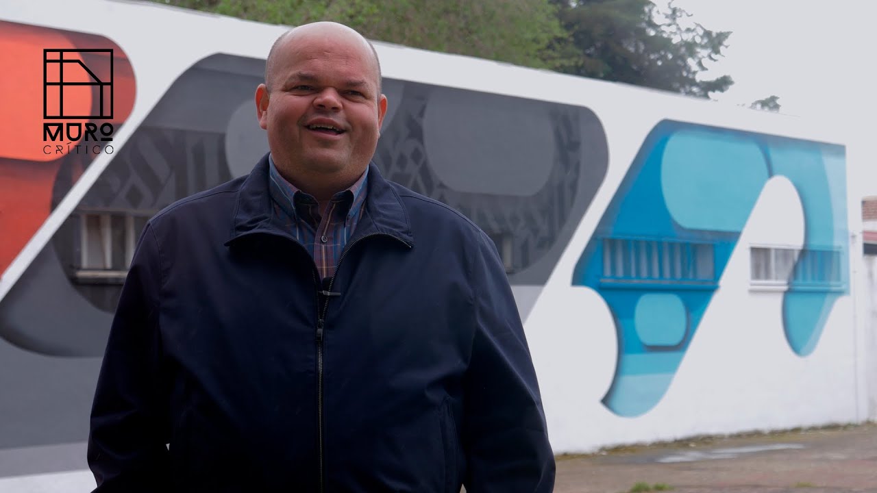 MARIO CERRO, ALCALDE. MURO en CASAS DEL MILLÁN.