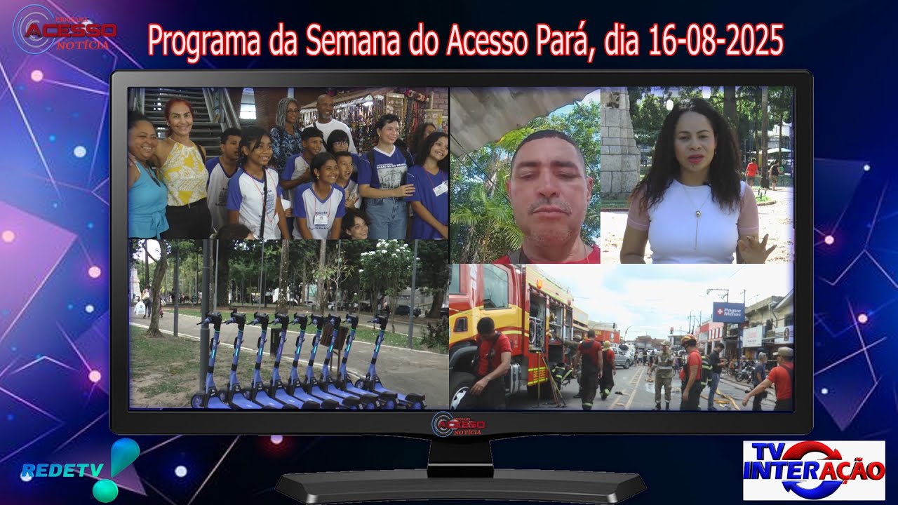 16/08/2025 - PASSARELA PODE DESABAR /  INCÊNDIO EM SAPATARIA / CRIANÇAS COM FEIRANTES