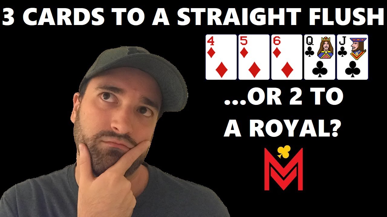 Video Poker: When To Hold 3 To A Straight Flush