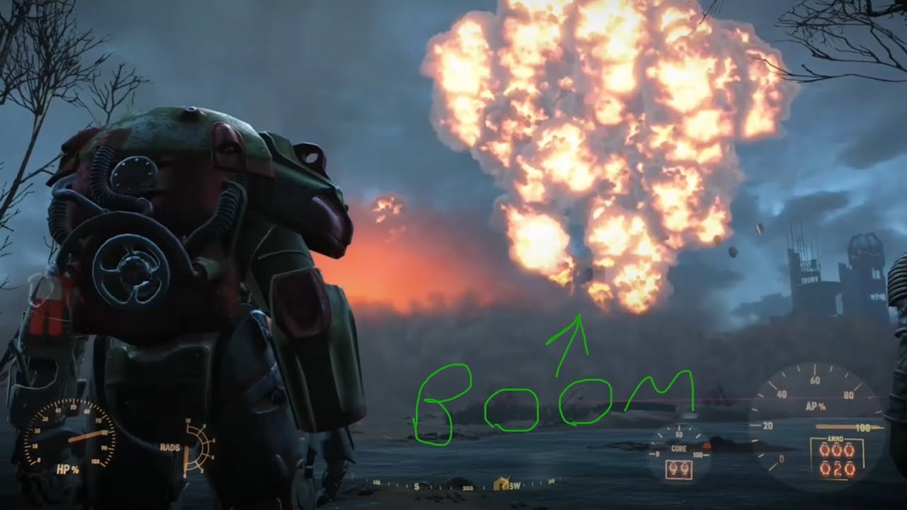 Fallout 4 The institute Ending| a Big BOOM happens!!