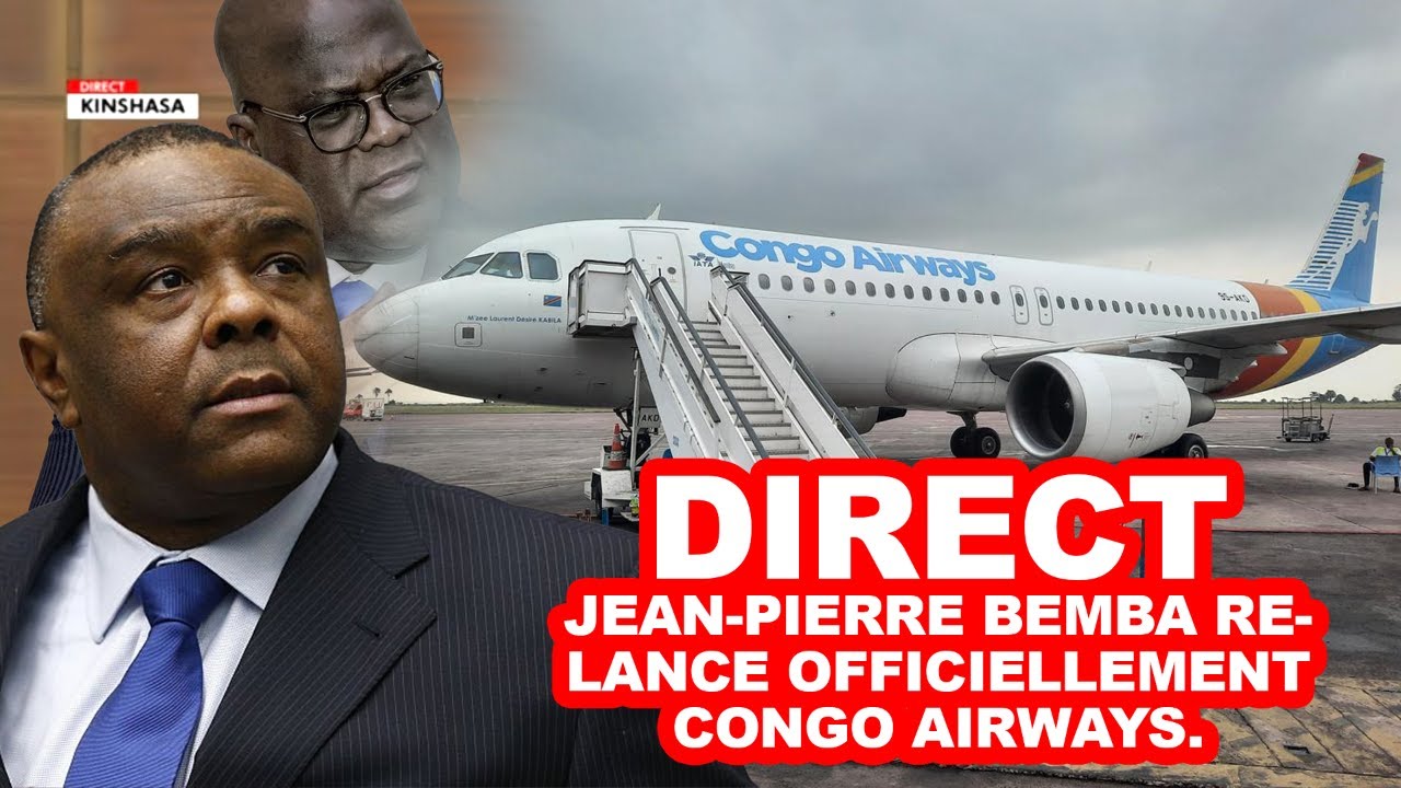 DIRECT FIN DU CALVAIRE AÉRIEN : JEAN-PIERRE BEMBA RELANCE OFFICIELLEMENT CONGO AIRWAYS.