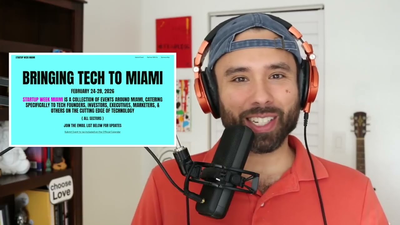 Why Startup Week Miami 2026 Is a Must-Attend for Founders, Investors & Brands | StartupJorge