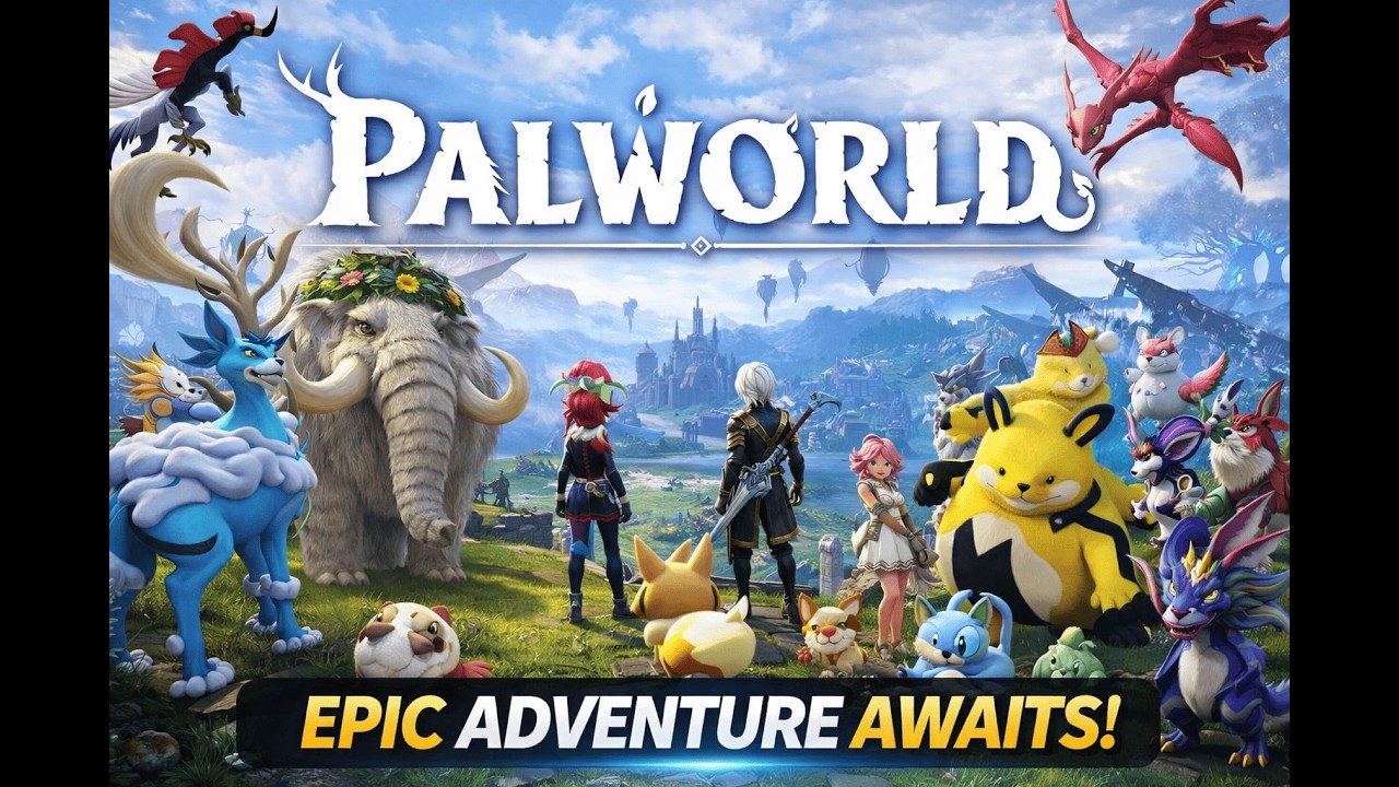 Just Vibing in Palworld w/ Friends