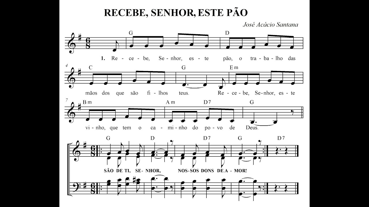 Recebe, Senhor, este Pão (