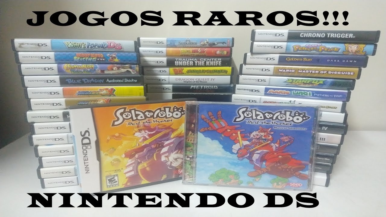MEUS JOGOS DE NINTENDO DS (2020) (JOGOS RAROS!)