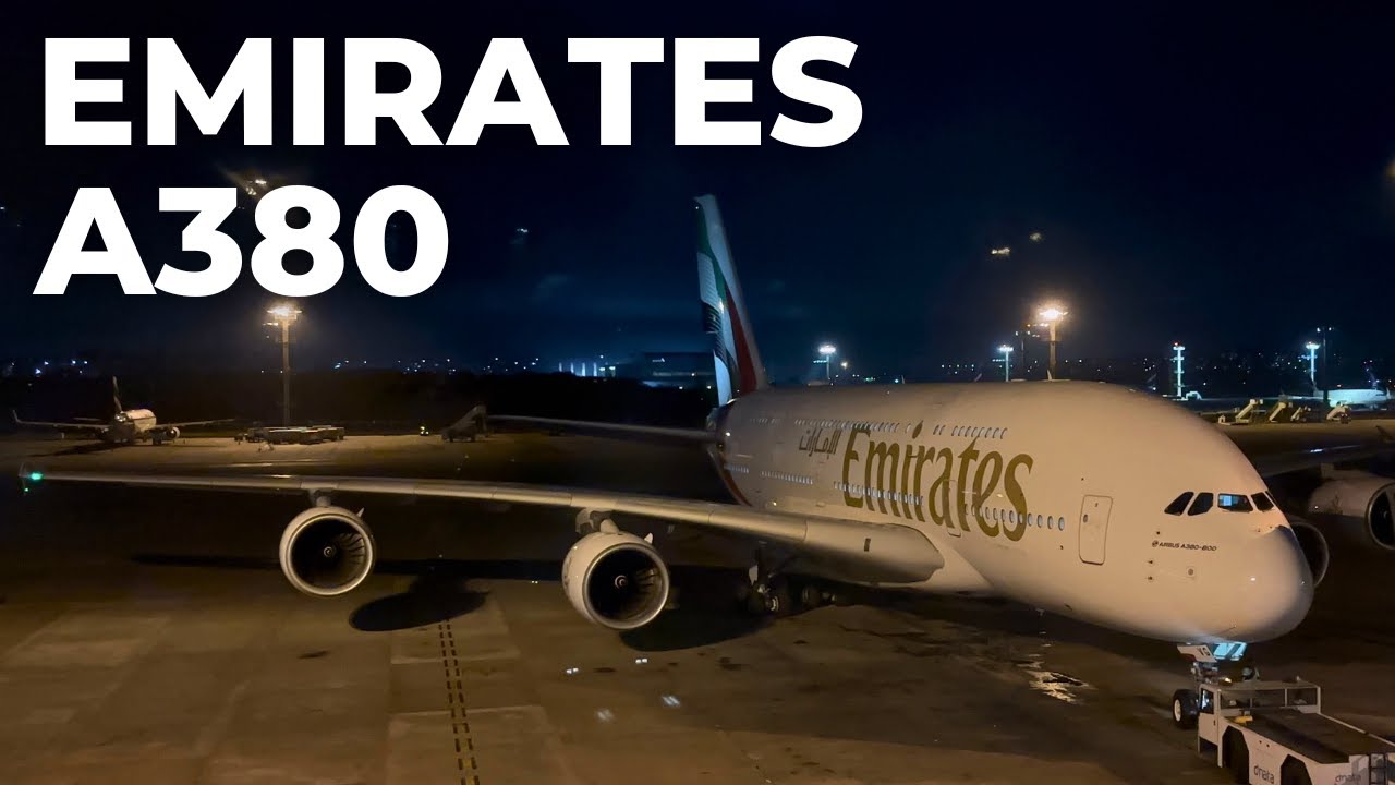 Voamos para Dubai na econômica do A380 da Emirates!