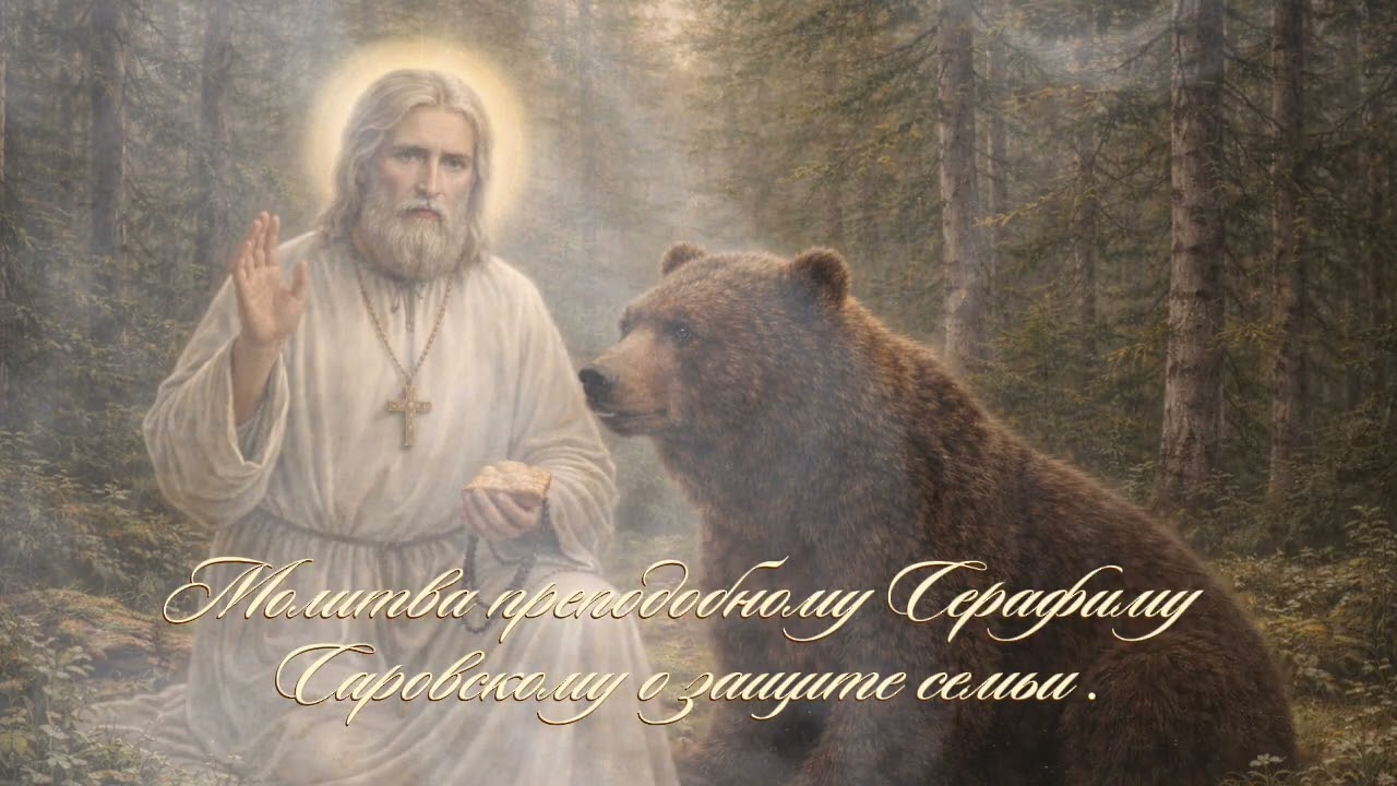 Молитва преподобному Серафиму Саровскому о защите семьи.