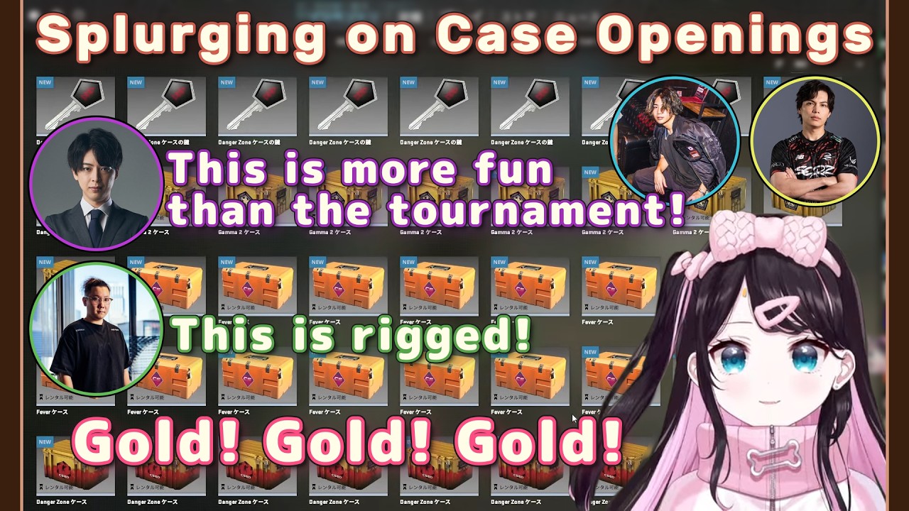 Nazupi's Team and CS2's Cases [ VSPO! / Kaga Nazuna ] [ ENG Sub ]