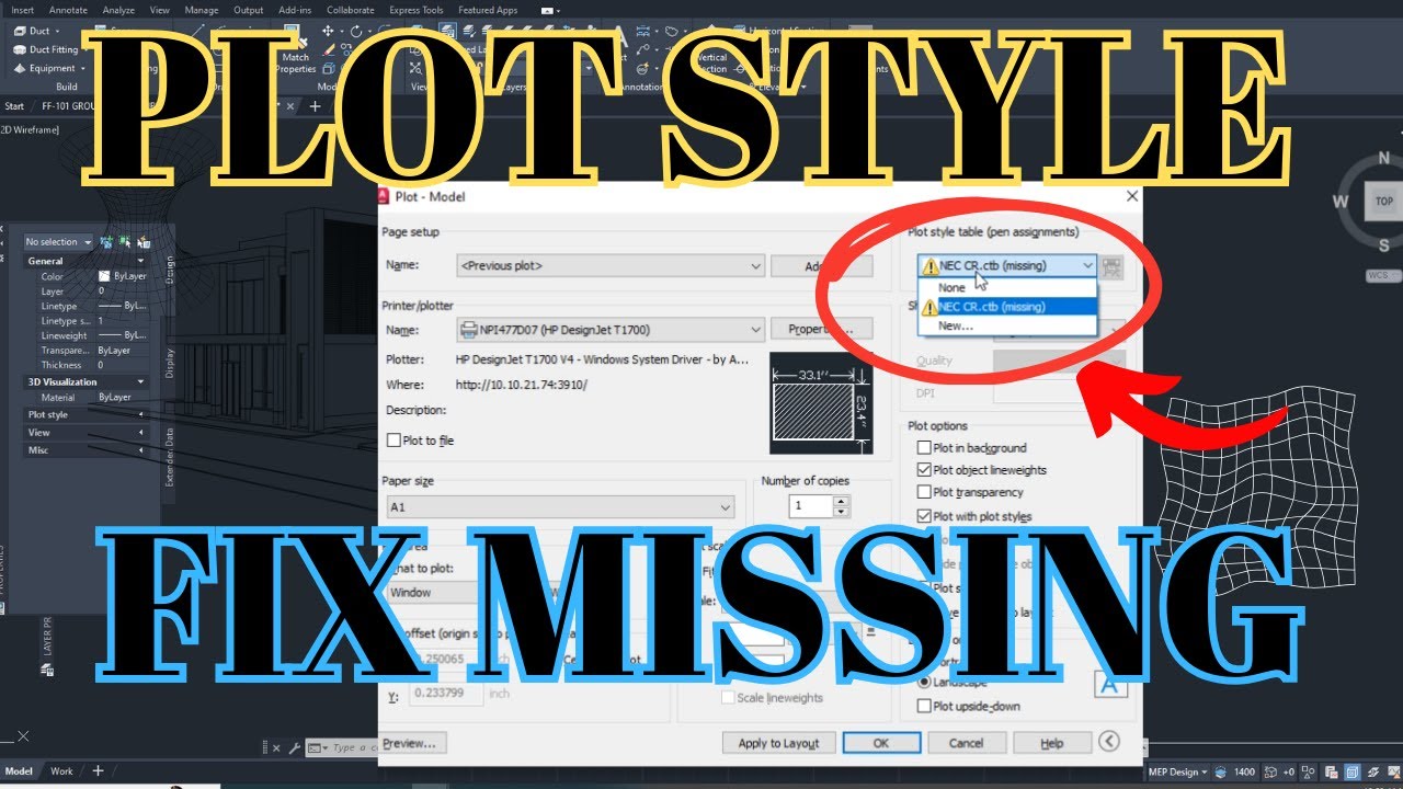 How to Add Plot Style CTB file in AutoCAD 2024 | AutoCAD Tips and Tricks #autocadplot