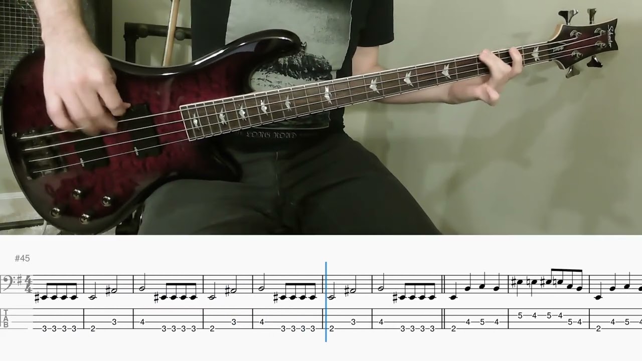 Death - Infernal Death (bass cover with tab)