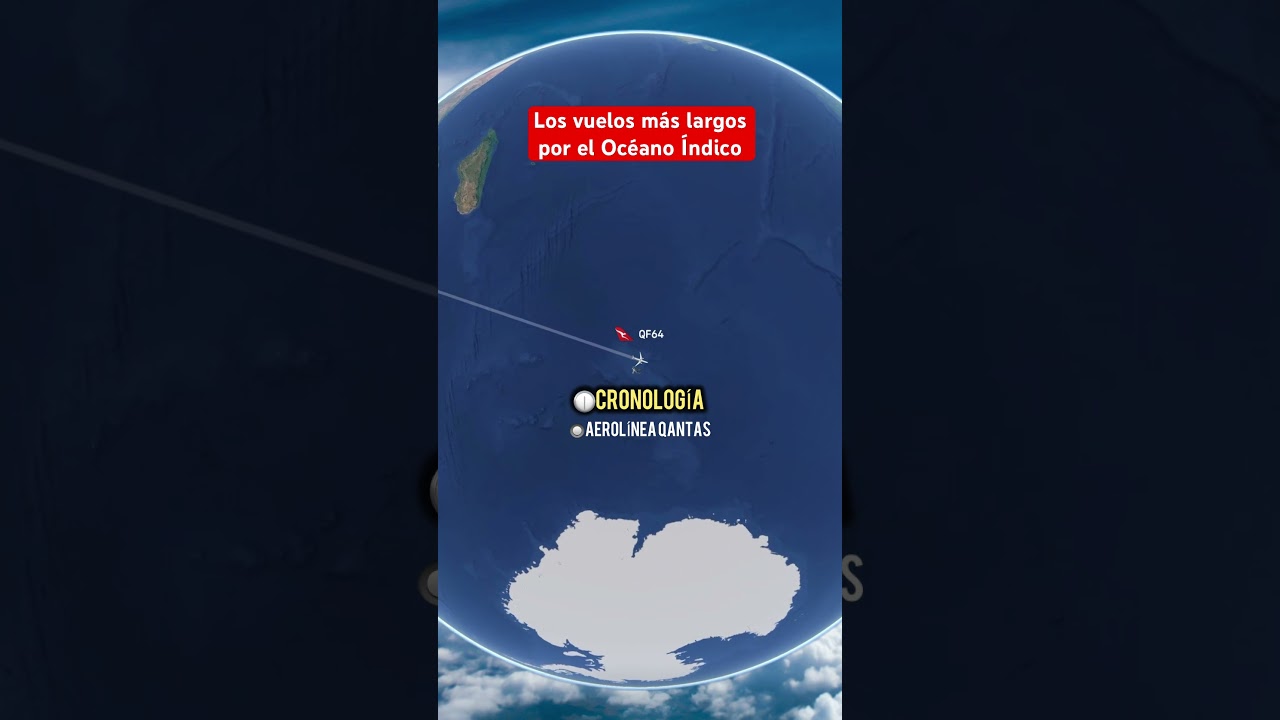 ✈️🚨Los vuelos m&aacute;s largos por el Oc&eacute;ano &Iacute;ndico #johannesburg  #sydney #qantas
