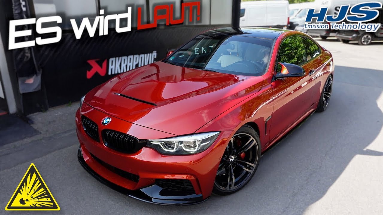 EINZIGARTIGER UMBAU ! HJS ECE Downpipe passend für BMW 440i F32 B58 OHNE OPF mit LAUTER Abgasanlage