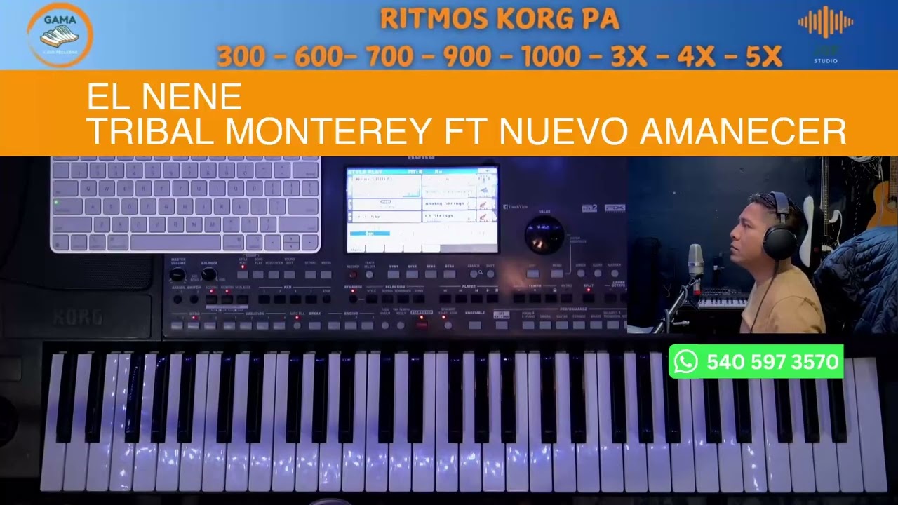 EL NENE TRIBAL MONTEREY RITMOS KORG PA