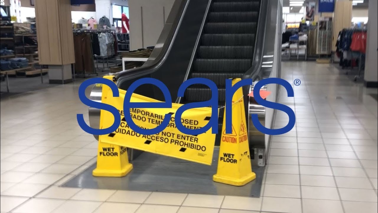 RED TAGGED! Montgomery Double-File Escalators-Sears-Arden Fair Mall-Sacramento, CA