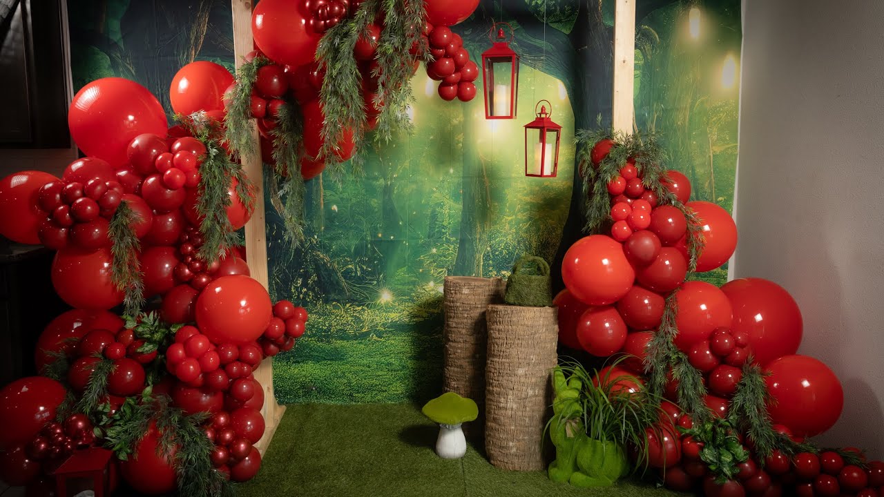 Enchanted forest 🌳 #balloons #balloondecoration
