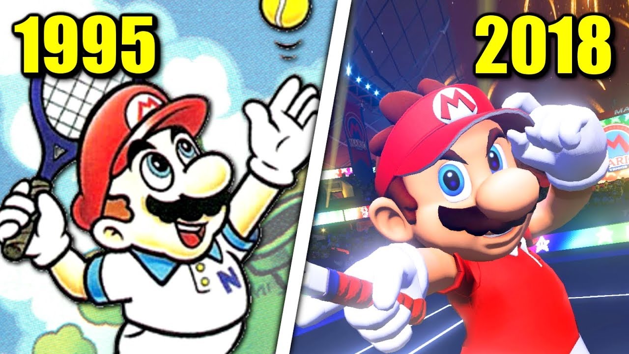 Evolution of Mario Tennis Games (1995 - 2025)