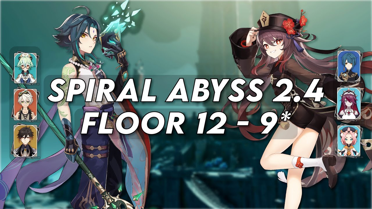 Xiao C0 & Hu Tao C0 - Spiral Abyss 2.4, Floor 12 - 9 Stars | Genshin Impact