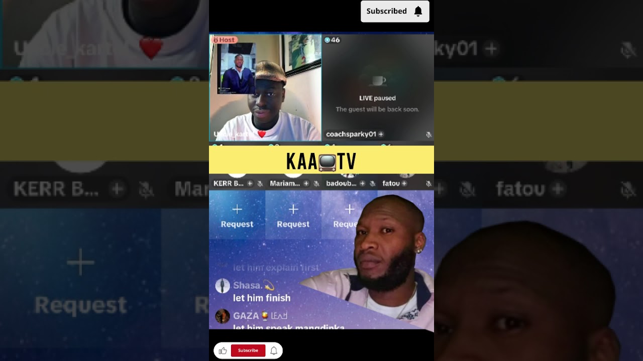 Go fund Me,Family Drama and who get the money.KAA AMNAA #gambian_tiktok #gambia #family #drama#live 