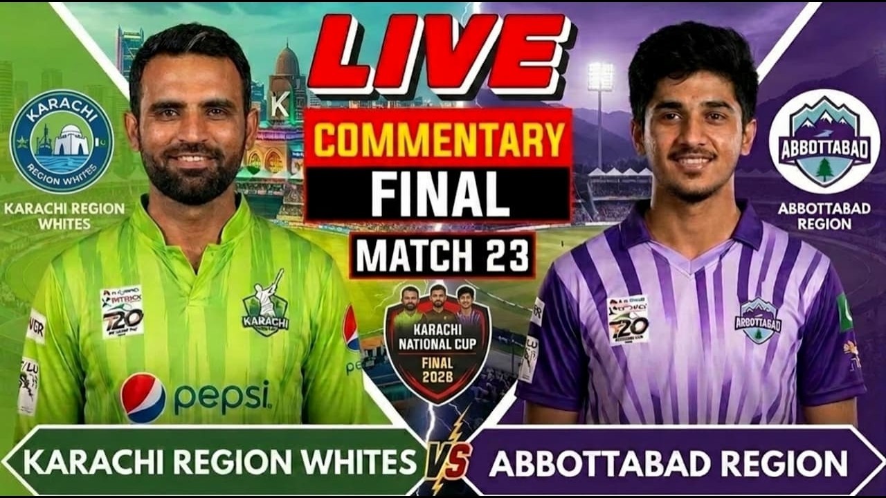 LIVE: Karachi vs Abbottabad Final | National T20 Cup 2026 Live Commentary