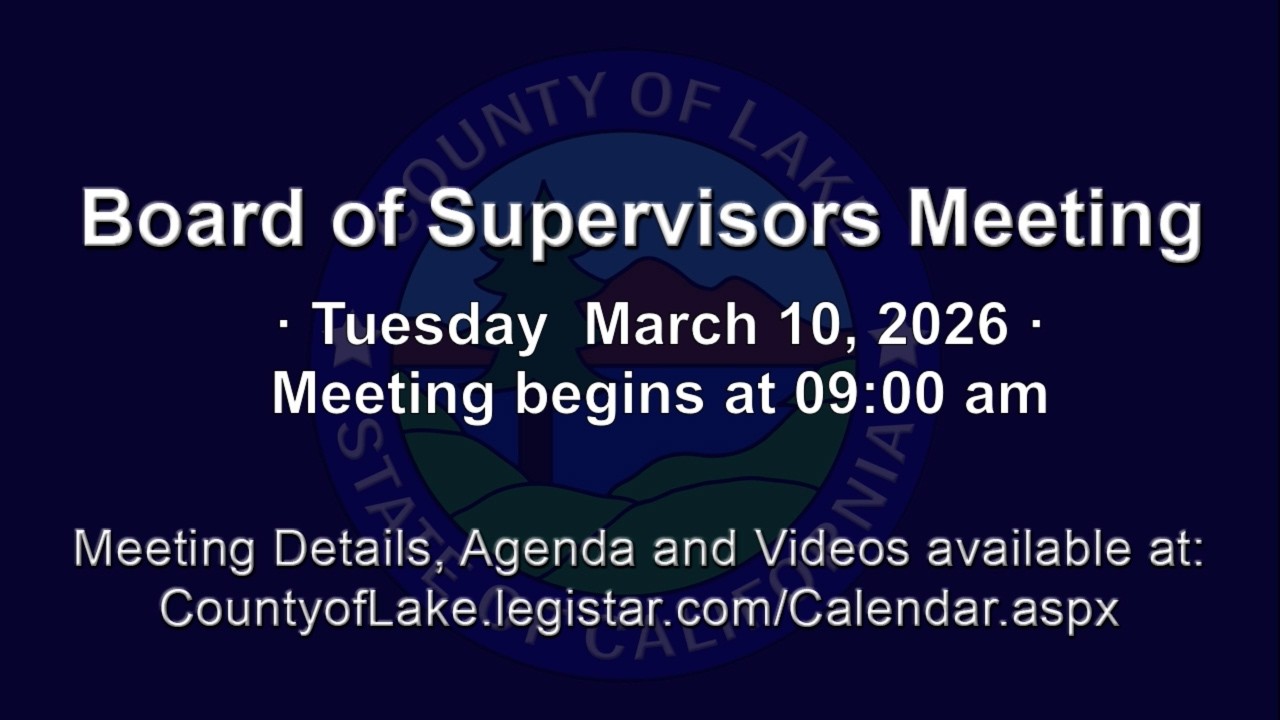Board of Supervisors Tues Mtg 03-10-26