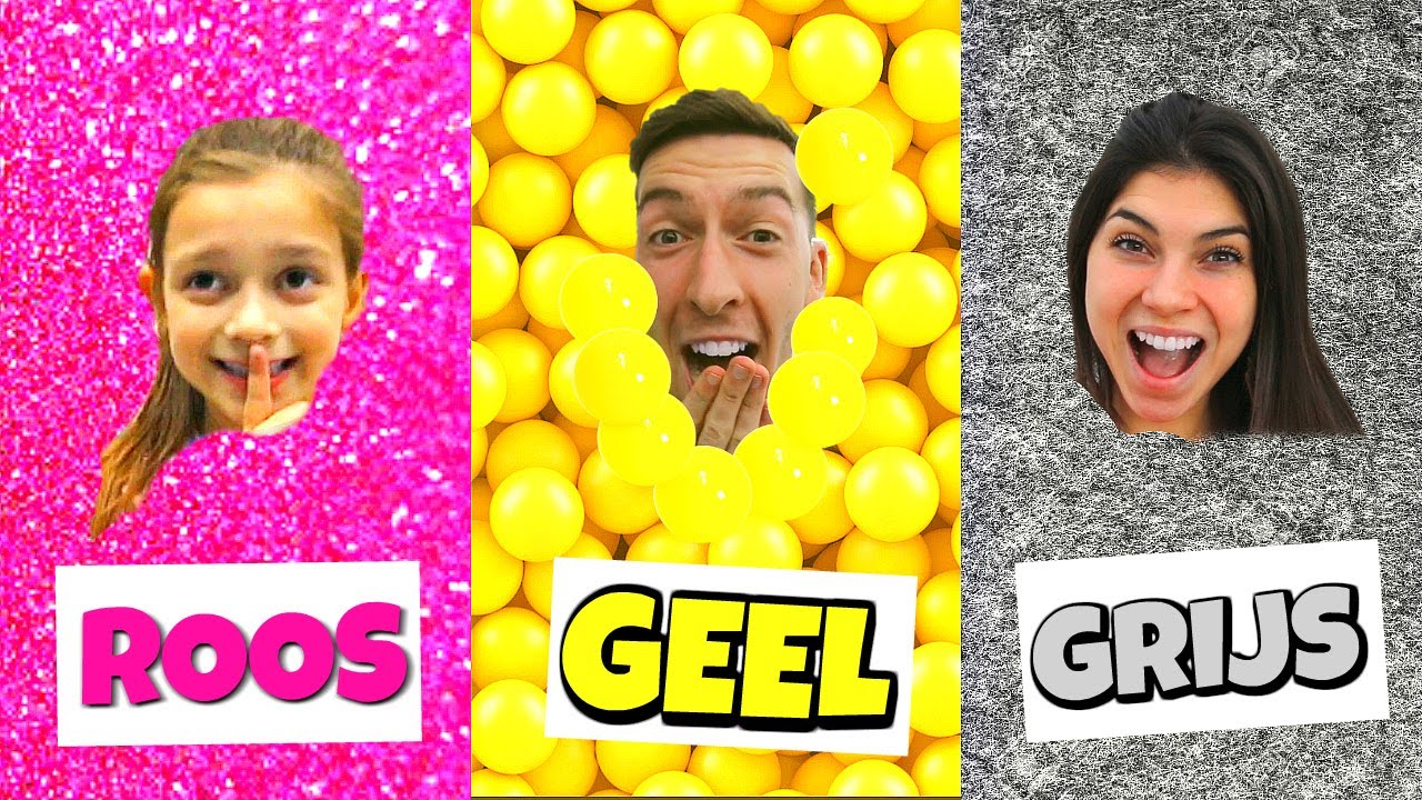 VERSTOPPERTJE SPELEN IN 1 KLEUR! *CHALLENGE* #101