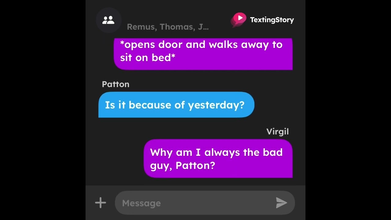 Prinxiety texting story (prince/roman x anxiety/virgil) Thunderstorm part 1 (with sound)