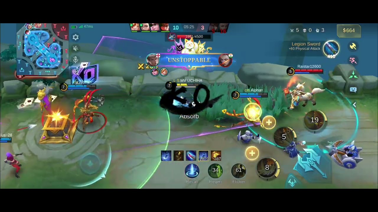 When a noob chou player uses top global build🔥🔥✅|full chou gameplay|Uchiha Gaming hub